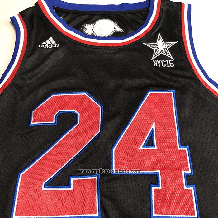 Camiseta All Star 2015 Kobe Bryant #24 Negro